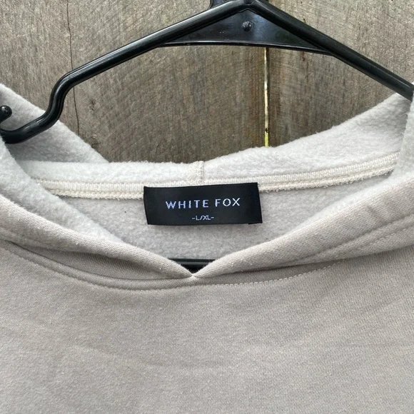 White Fox Era 8 Beige Pink Hoodie L/XL - Picture 2 of 5